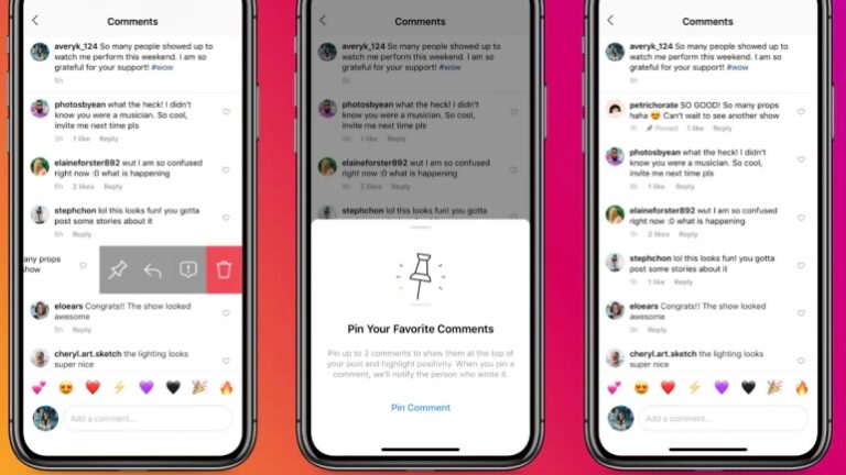 کامنت های اینستاگرام