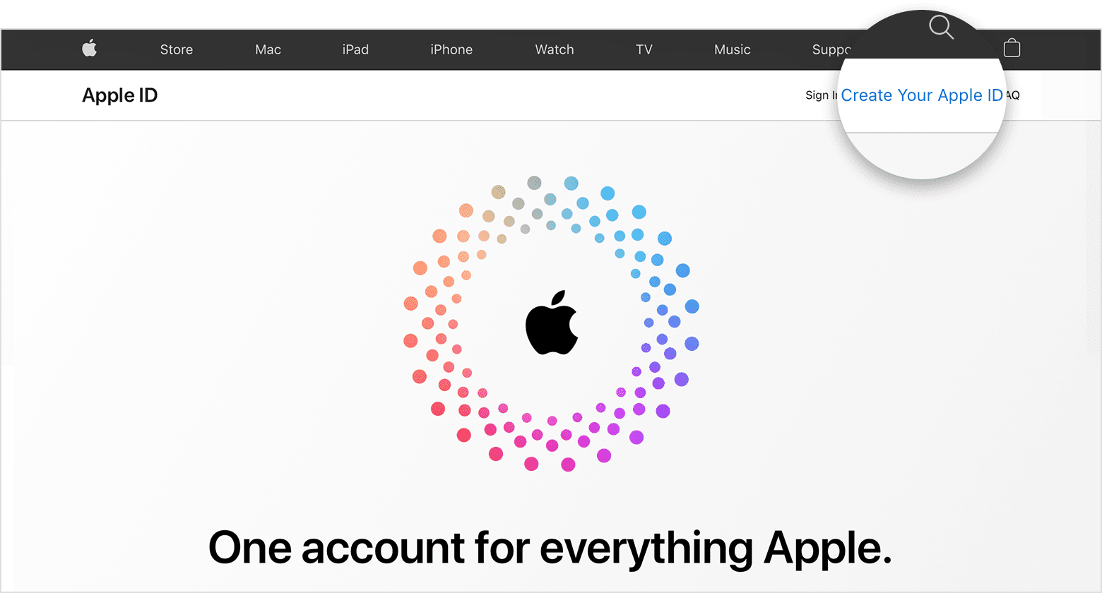 ساخت Apple ID در وب