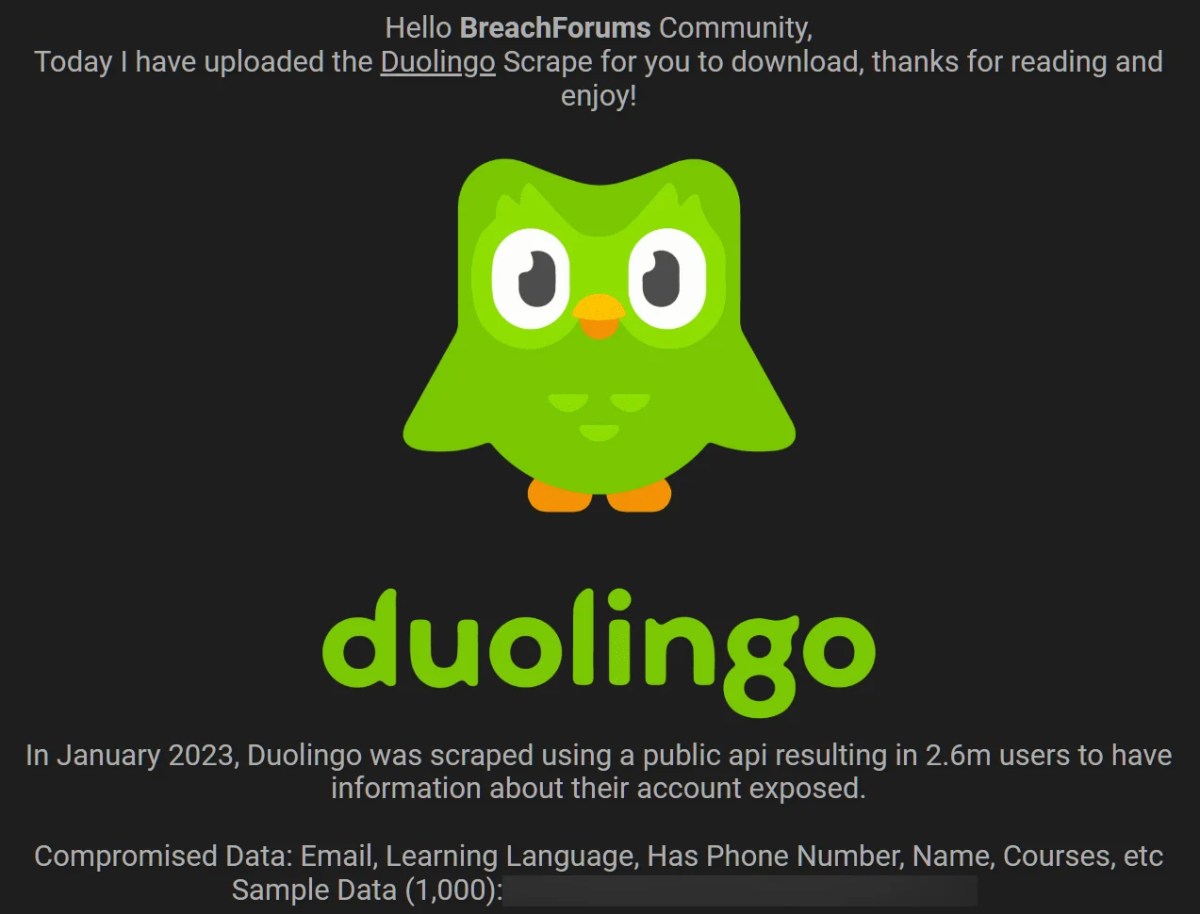 اگر تا به حال از Duolingo استفاده کرده‌اید، مراقب ایمیل‌های فیشینگ باشید. 