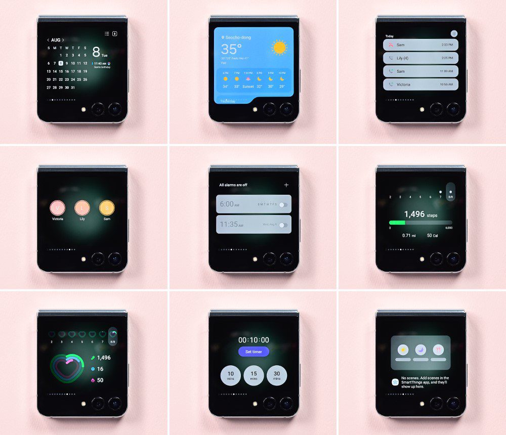 معرفی قابلیت‌ های نمایشگر گلکسی Z Flip 5 سامسونگ