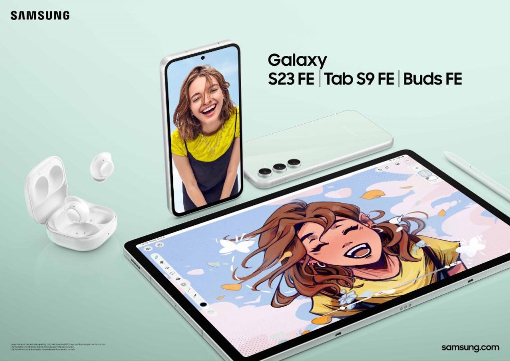 از نسخه FE گلکسی‌ های S23 و Tab S9 و Buds رونمایی شد