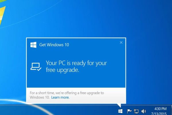 ارتقای رایگان به ویندوز 10 تمام شد! 1 عدم امکان ارتقای ویندوز 10 به صورت رایگان
