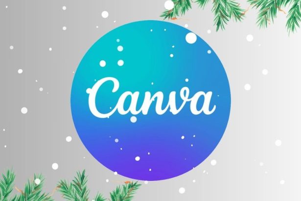 ساخت کارت کریسمس با canva