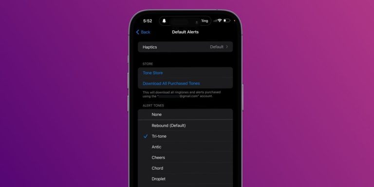 آموزش تغییر صدای اعلان پیش‌فرض آیفون