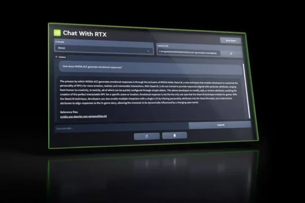 هوش مصنوعی Chat with RTX انویدیا برای اجرای آفلاین روی کامپیوترها