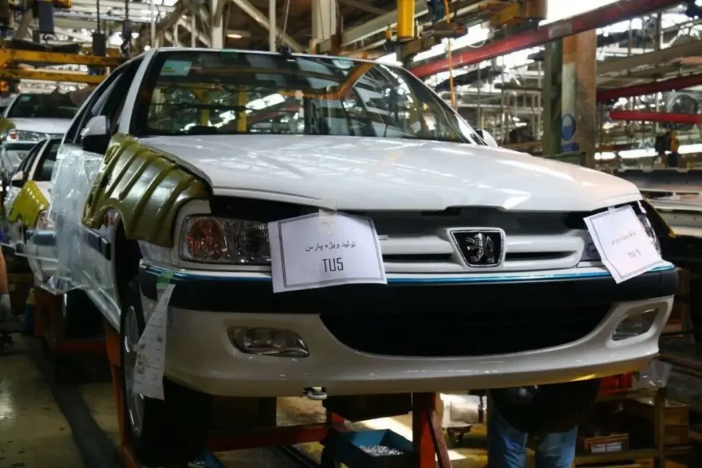 افزایش شدید قیمت پژو پارس به دلیل عدم تولید و عرضه