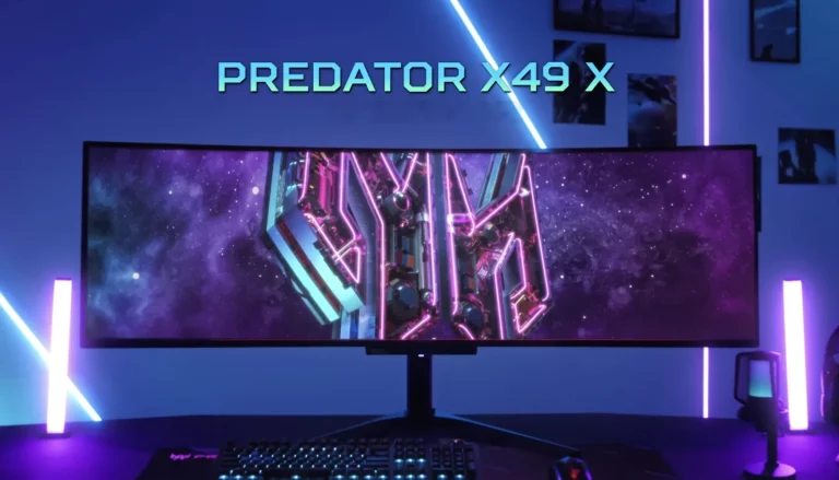مانیتور گیمینگ 240 هرتزی ایسر Predator X49 X معرفی شد؛ پنل 48.9 اینچی 240 QD-OLED