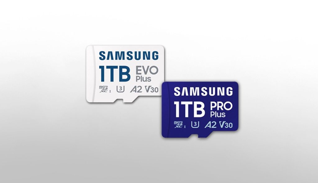 کارت حافظه میکرو اس دی 1 ترابایتی سامسونگ با مدلهای PRO Plus و EVO Plus معرفی شد