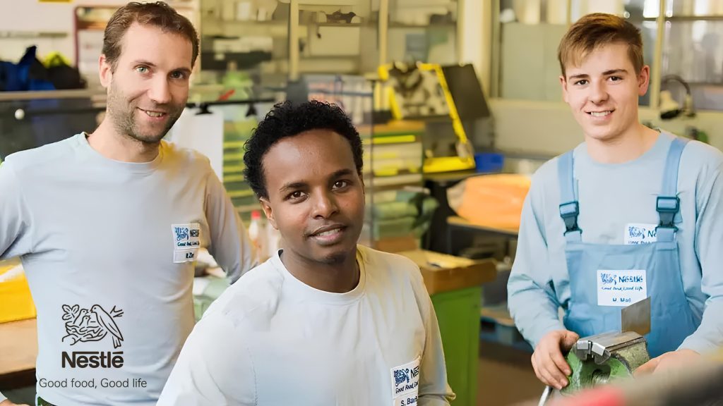 نستله چه برنامه هایی برای توسعه مهارت های شغلی جوانان دارد؟