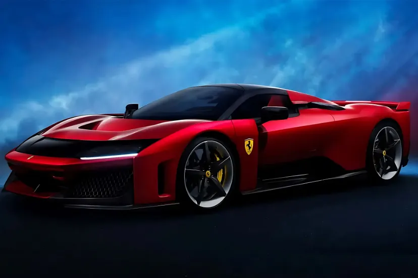 فراری F80 در پیست ایمولا غرش میکند: قدرت نمایی سوپراسپرت جدید ایتالیایی