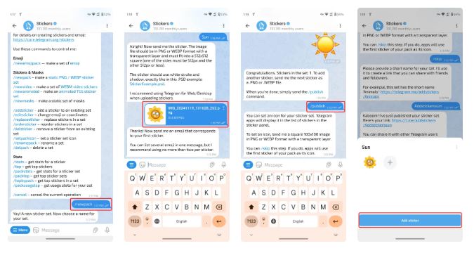 ساخت استیکر تلگرام در یک چشم بر هم زدن!