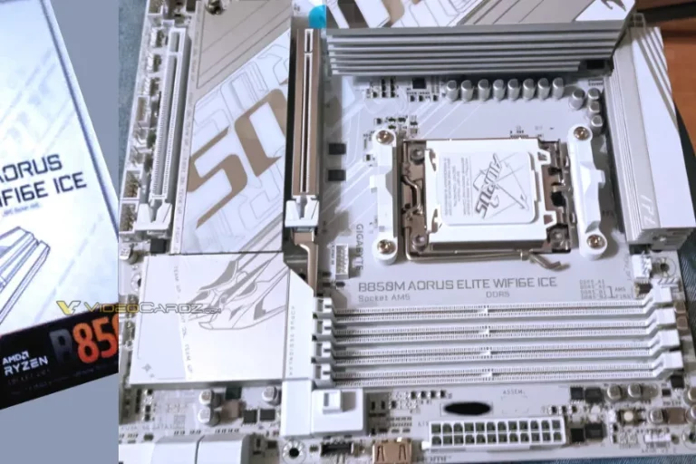 AMD با مادربرد سفید B850، دنیای سختافزار را روشن میکند