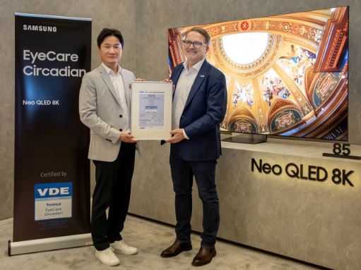 تایید سلامت چشم در تلویزیون‌های سامسونگ؛ دریافت گواهی EyeCare Circadian توسط Neo QLED و Lifestyle