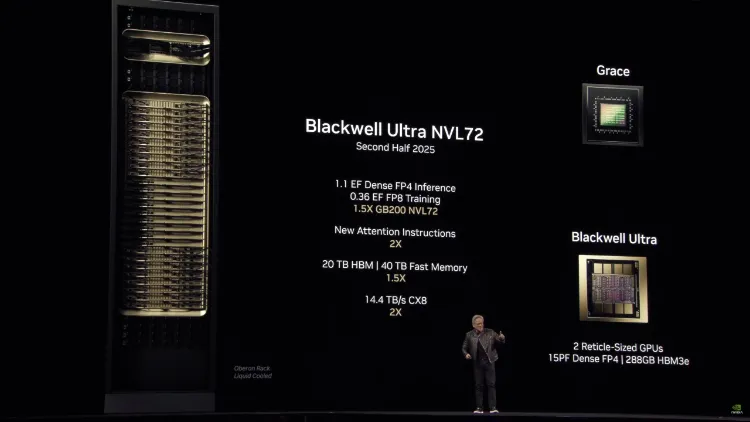 ابرتراشه‌های جدید Blackwell Ultra GB300 و Vera Rubin انویدیا وارد بازار شدند