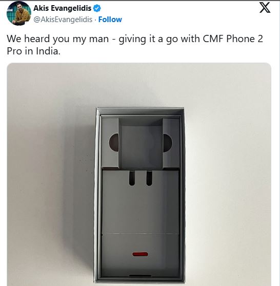 CMF Phone 2 Pro با شارژر رایگان! هدیه Nothing به کاربران هندی