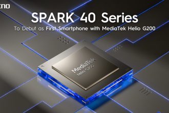 رونمایی انقلابی: Tecno Spark 40 Pro+ اولین گوشی جهان با پردازنده Helio G200