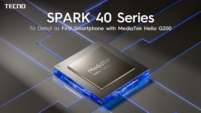 رونمایی انقلابی: Tecno Spark 40 Pro+ اولین گوشی جهان با پردازنده Helio G200