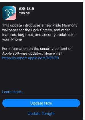 آخرین قدم قبل از عرضه: نسخه نهایی iOS 18.5 به زودی منتشر می‌شود