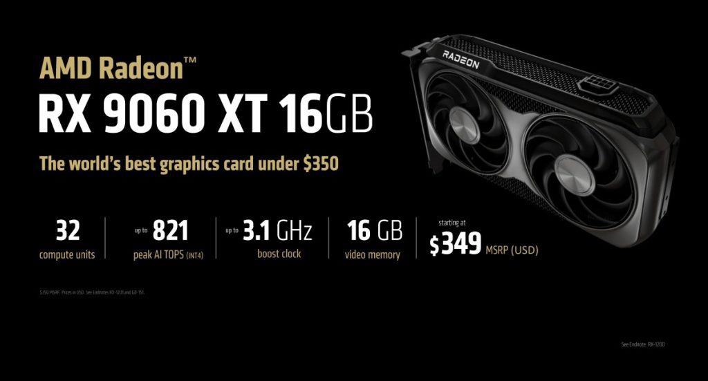 رقیب جدید وارد میدان شد: معرفی کارت گرافیک AMD Radeon RX 9060 XT با قیمت شگفت انگیز