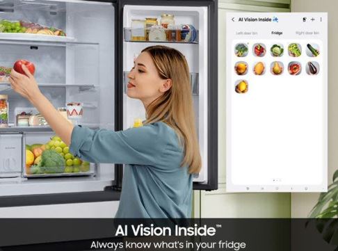 قابلیت AI Vision Inside سامسونگ؛ ورود هوش مصنوعی به آشپزخانه‌های هوشمند