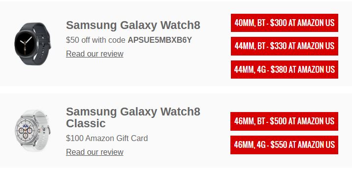 آغاز حراج تابستانی سامسونگ؛ تخفیف ویژه گوشی‌های تاشو، سری S25 و ساعت‌های هوشمند