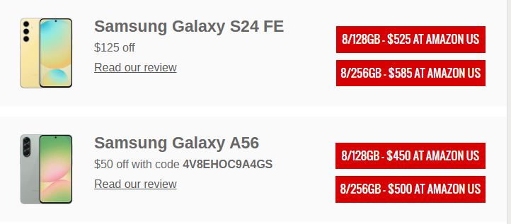 آغاز حراج تابستانی سامسونگ؛ تخفیف ویژه گوشی‌های تاشو، سری S25 و ساعت‌های هوشمند