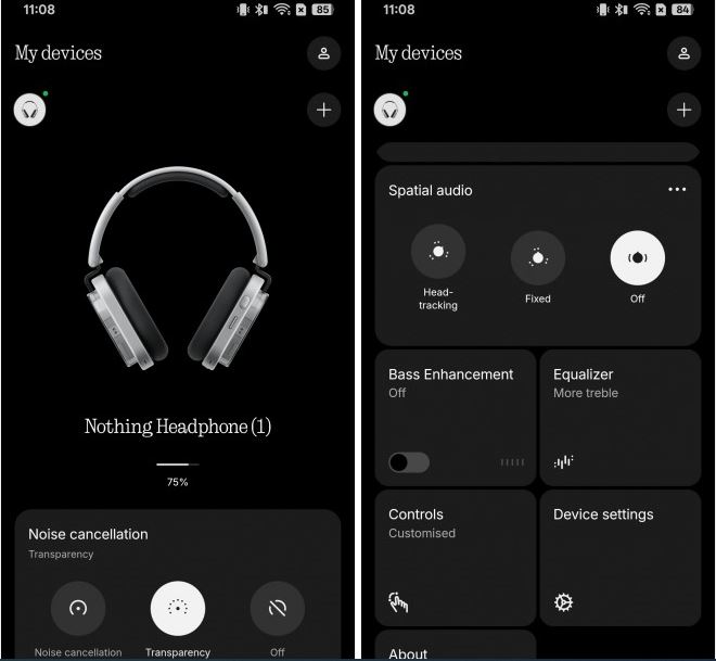 بررسی Nothing Headphone (1)؛ رقیبی تازهنفس برای بزرگان بازار 6 بررسی Nothing Headphone (1)؛ رقیبی تازهنفس برای بزرگان بازار