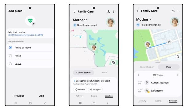 سامسونگ SmartThings Family Care با به‌روزرسانی تازه؛ تجربه مراقبت هوشمند بهتر شد