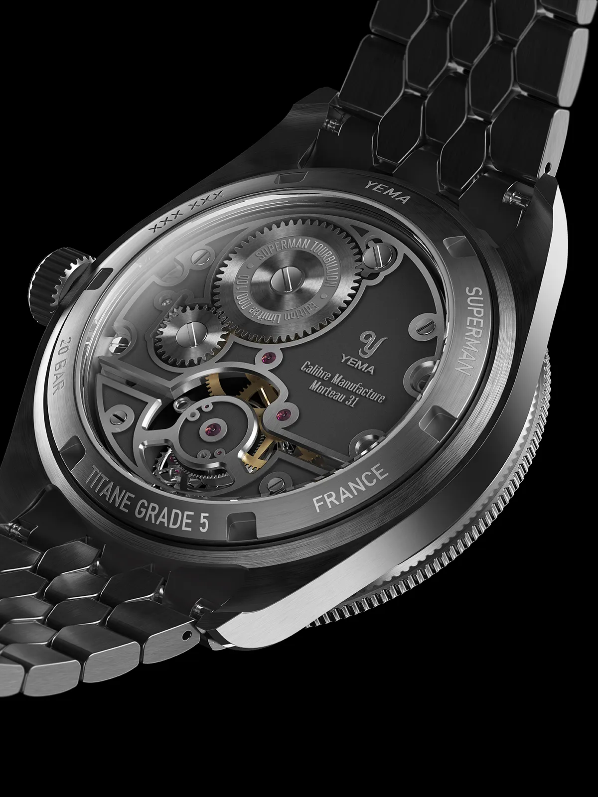 رونمایی YEMA از ساعت Superman Tourbillon CMM.31؛ شاهکاری مهندسی برای هر شرایط