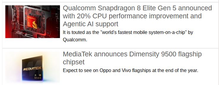  بررسی Snapdragon 8 Elite Gen 5، Dimensity 9500 و سری‌های Xiaomi 17 و 15T