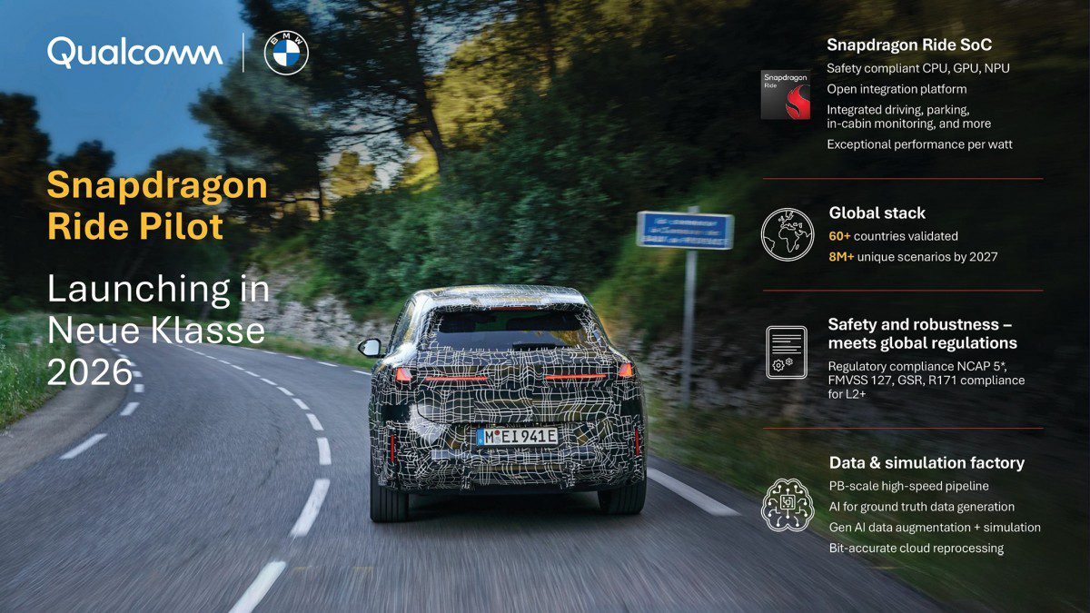 همکاری BMW و کوالکام؛ رانندگی خودران سطح ۲+ در iX3