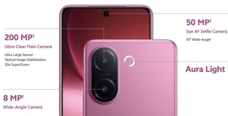 ویوو V60e با دوربین ۲۰۰ مگاپیکسلی و باتری ۶۵۰۰؛ میان‌رده‌ای انقلابی در هند