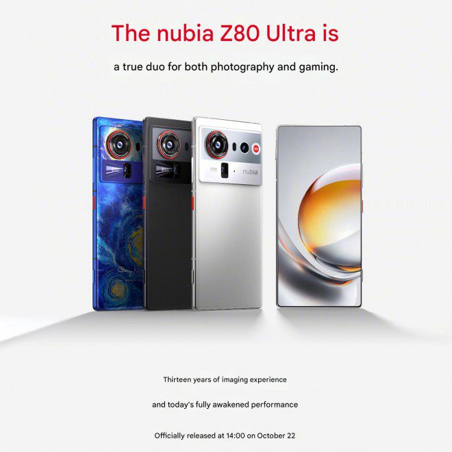 تاریخ عرضه Nubia Z80 Ultra مشخص شد؛ هیولای تازه با دوربین زیر نمایشگر و نسخه خاص «شب پرستاره»