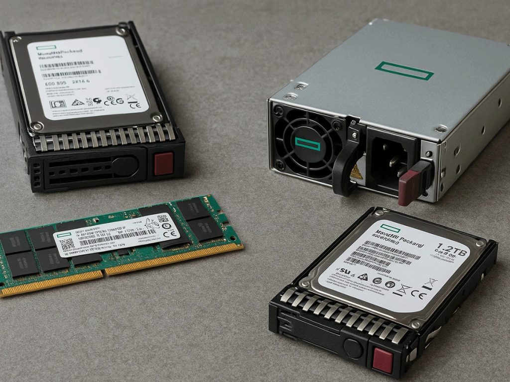 آشنایی با قطعات سخت‌افزاری سرور HP