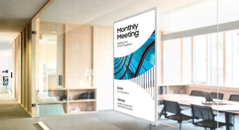 سامسونگ نمایشگر Color E-Paper را معرفی کرد؛ جایگزینی سبز برای پوسترهای چاپی