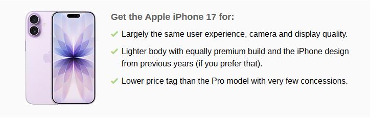 مقایسه سریع مشخصات کلیدی