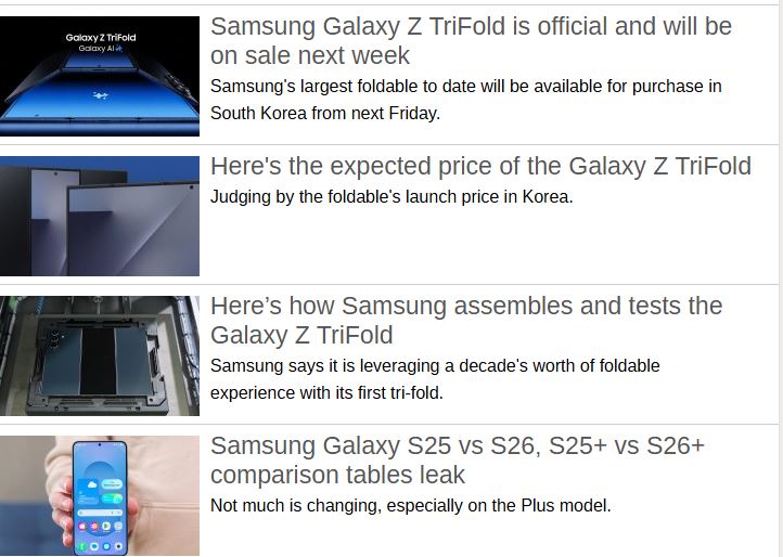 سامسونگ و ورود پرقدرت به دنیای گوشیهای سهتکه؛ موج تازه رقابت با ردمی و وانپلاس 1 سامسونگ Galaxy Z TriFold؛ وقتی گوشی تاشو "سه تکه" میشود