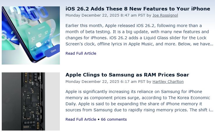  نگاهی کوتاه به دیگر خبرهای داغ دنیای اپل
