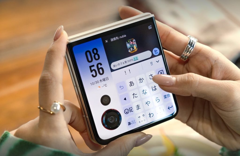 نوبیا Flip3 رسماً معرفی شد؛ گوشی تاشوی صدفی با نمایشگر ۴ اینچی و اندروید ۱۵