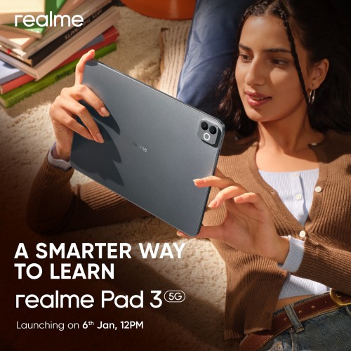 تبلت Realme Pad 3 در آستانه معرفی؛ انتخابی هوشمند برای دانشجویان