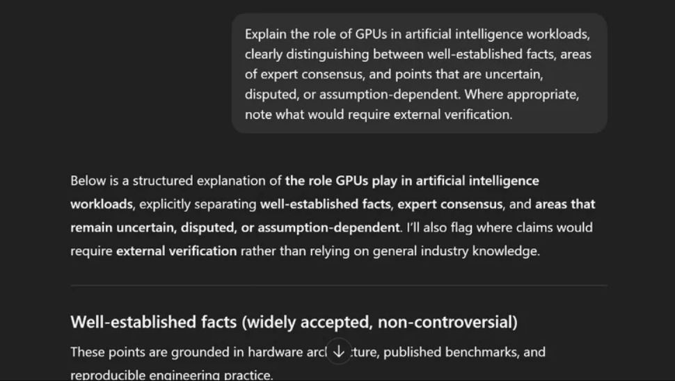 ۱. از پرامپت‌ها برای آشکار کردن عدم قطعیت استفاده کنید، نه پنهان کردن آن