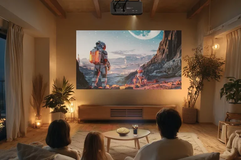 Optoma پروژکتور لیزری ۳۰۰ اینچی را معرفی کرد؛ تجربه سینما در خانه