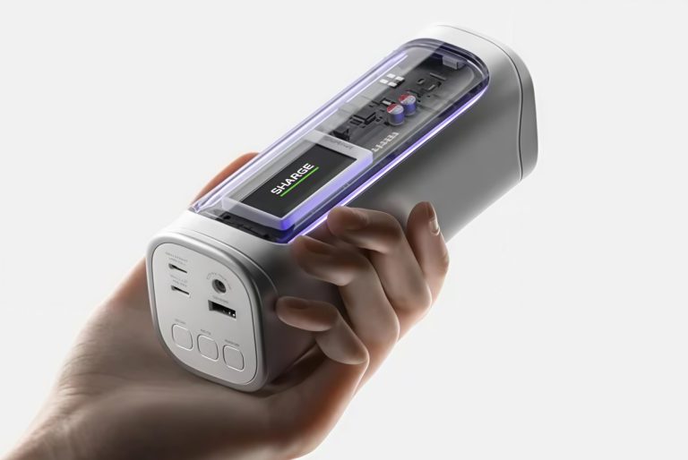 Sharge از پاوربانک شفاف جدید رونمایی کرد؛ ۲۴,۰۰۰ میلی‌آمپر ساعت و توان ۳۰۰ وات