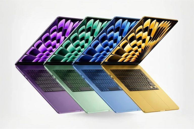 مکبوک تازه اپل با پالت رنگی جسورانه و متفاوت از همیشه