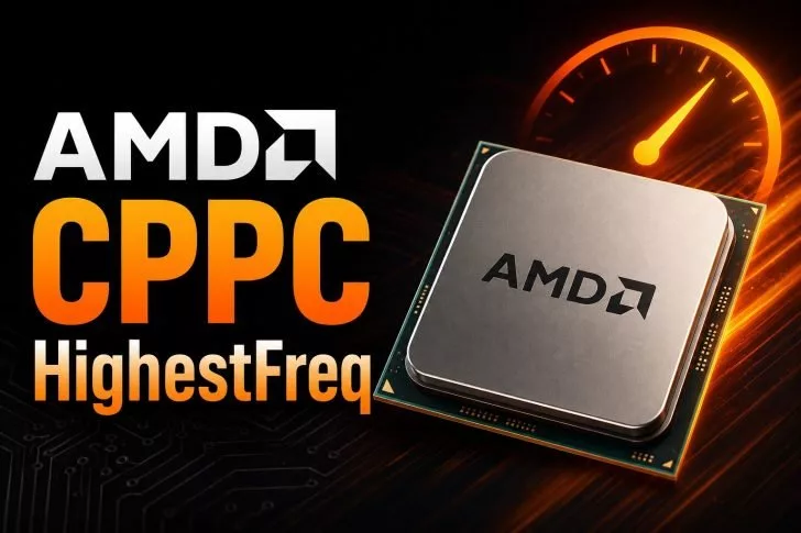 AMD قابلیت CPPC HighestFreq را برای افزایش سرعت سیستم معرفی کرد