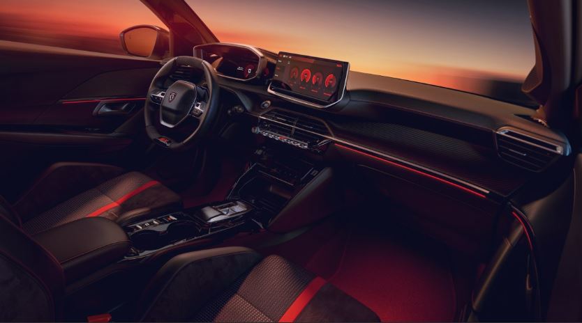 پژو e-208 GTi رونمایی شد؛ بازگشت نام افسانهای GTi با قلبی تمامبرقی 8 طراحی داخلی؛ کابینی که بوی مسابقه میدهد!