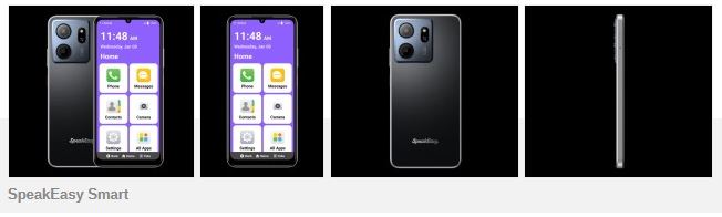 SpeakEasy با دو گوشی اختصاصی، استفاده از فناوری را برای بزرگسالان سادهتر میکند 2 گوشی هوشمند SpeakEasy Smart (مدرن اما به دور از پیچیدگی)