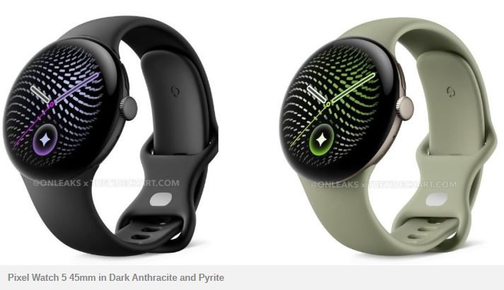 گوگل Pixel Watch 5 در رندرهای رسمی دیده شد؛ بدون تغییر بزرگ در طراحی