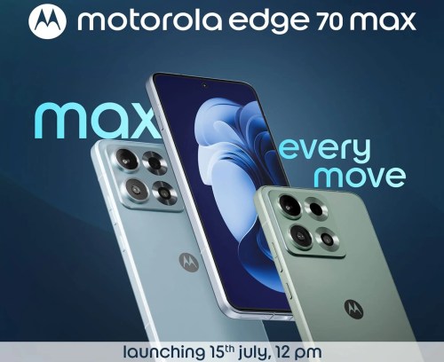 صفحه اصلی 22 افشای مشخصات Motorola Edge 70 Max؛ باتری ۷۱۰۰ میلیآمپرساعتی و شارژ مغناطیسی در راه است