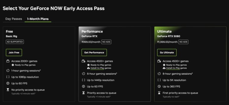 انویدیا GeForce Now را در هند عرضه کرد؛ دسترسی به بازی&zwnj;های ابری با نسخه رایگان